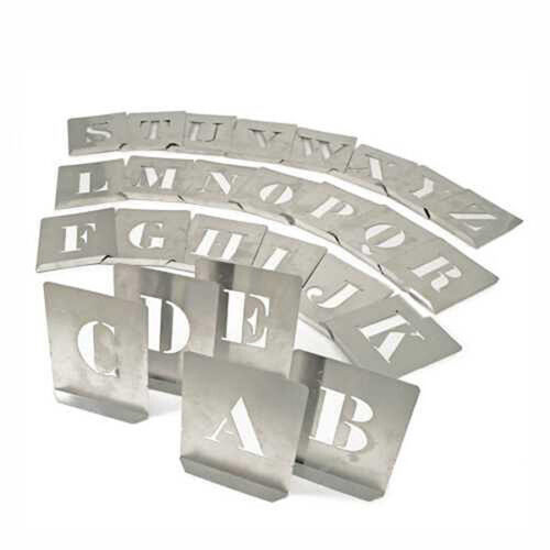STENCIL METAL LETTER 50MM