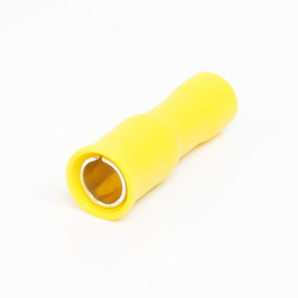 LUG CON BUL FEM YEL 5MM 12-10 5PC