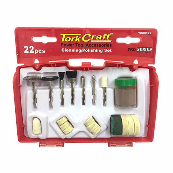ROTARY TOOL ACC KIT 22P CLE/POL