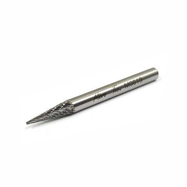 TC BURR CONE SH PNT END 06 X 18