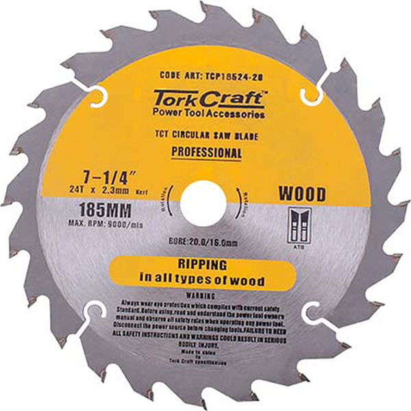 TORK CRAFT CONTR.BLADE 185X24T