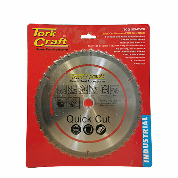 TORK CRAFT TCT BLADE UNI 185X42T