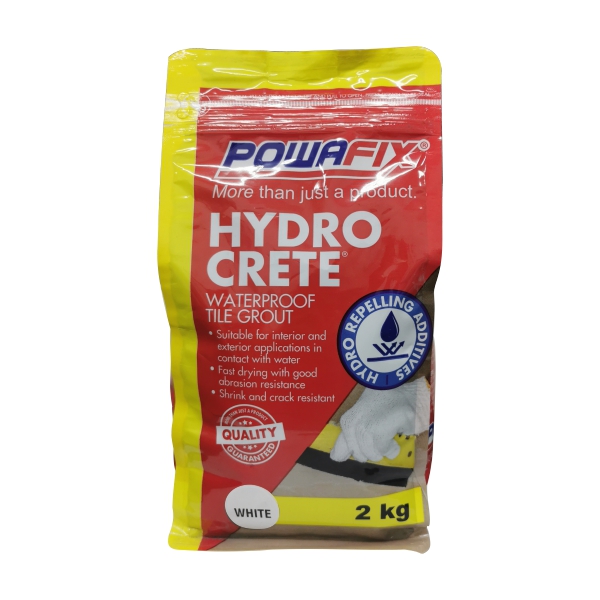 TILE GROUT WHITE 2KG POWAFIX