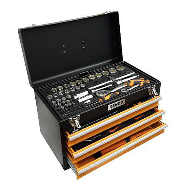 TOOL CHEST 3DR 86PC KENDO