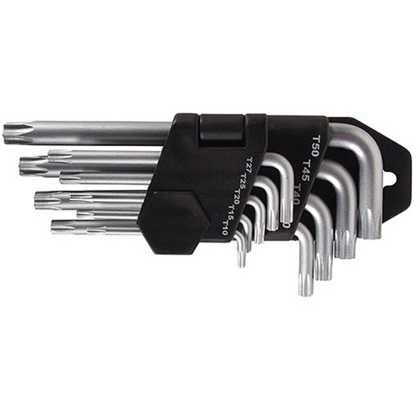 TORX KEY SET 9PC T10-T50