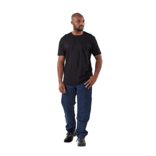 T-SHIRT ROUND NECK BLACK SML