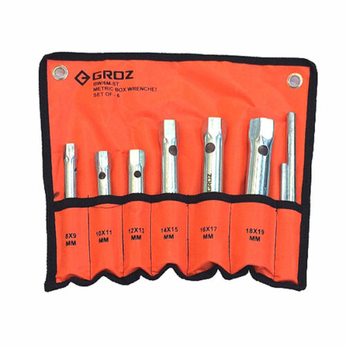 SPANNER SET TUBE 06PC GROZ