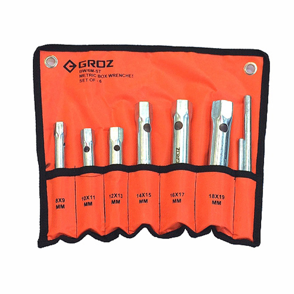 SPANNER SET TUBE 06PC GROZ