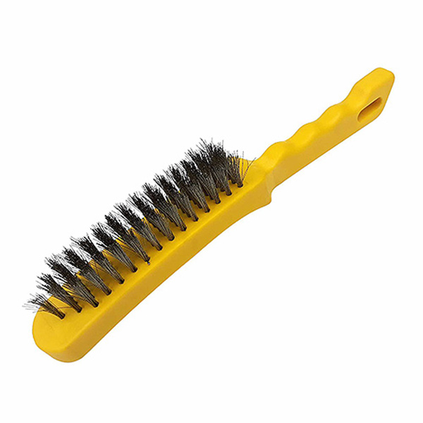 WELDERS WIRE BRUSH SS YELLOW