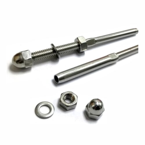 WIRE ROPE 4MM 316 S/ST END FITTING (8MM)