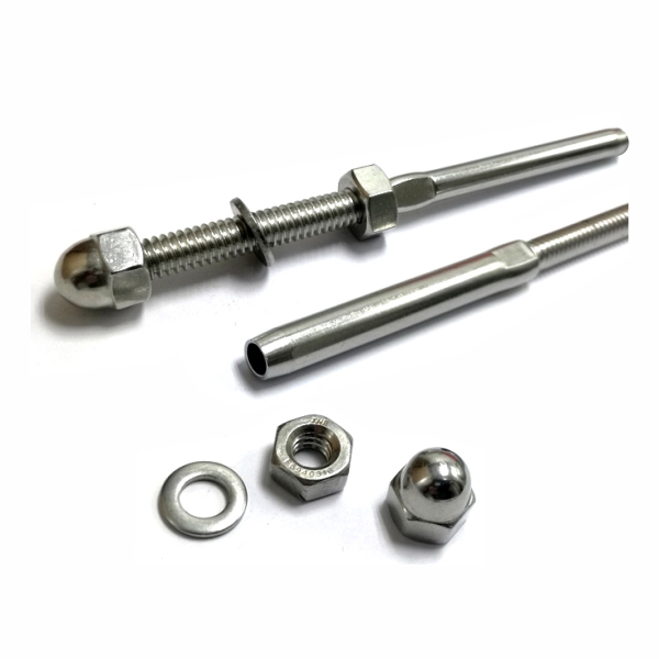 WIRE ROPE 4MM 316 S/ST END FITTING (8MM)