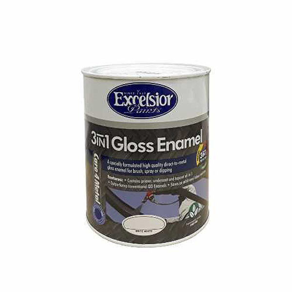 ENAMEL GLS WHI 3IN1 1L EXCELSIOR