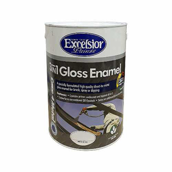 ENAMEL GLS WHI 3IN1 5L EXCELSIOR