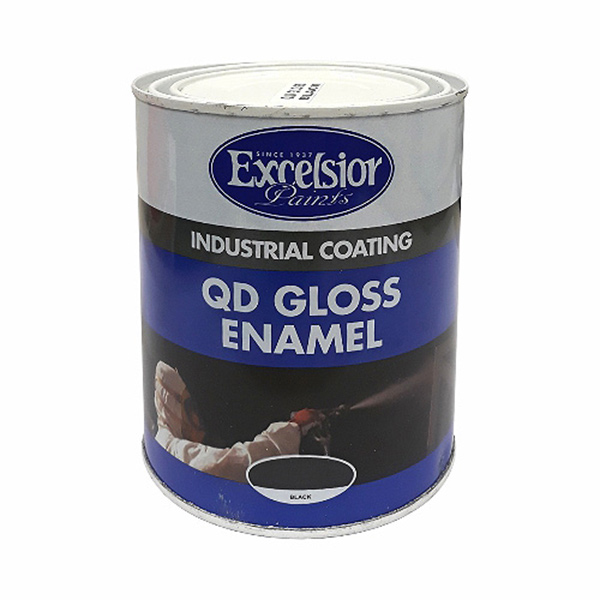 QD ENAMEL BLACK 1L EXCELSIOR