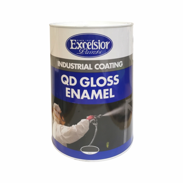 QD ENAMEL BLACK 5L EXCELSIOR