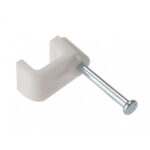 CABLE CLIPS 5-6MM FLAT 100PC
