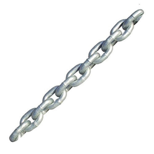 PLASTIC CHAIN 8MM BLK & YEL OFF CUT