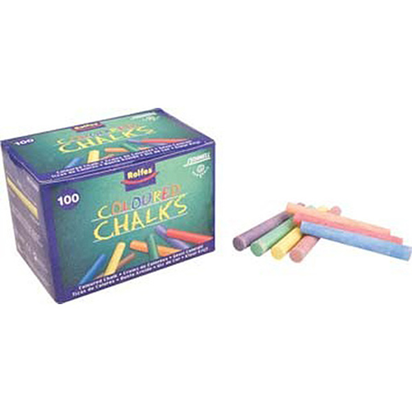 SCHOOLBOARD CHALK ASSORT COLS