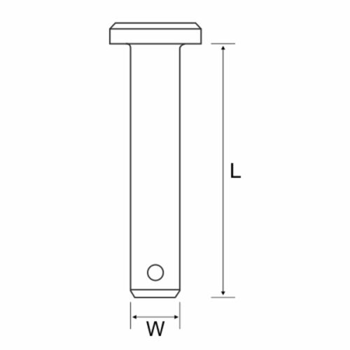 CLEVIS PIN 9 X 35MM O/LENGTH