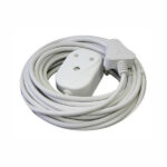 EXT CABLE CW PLUG 10A 10MT WHITE