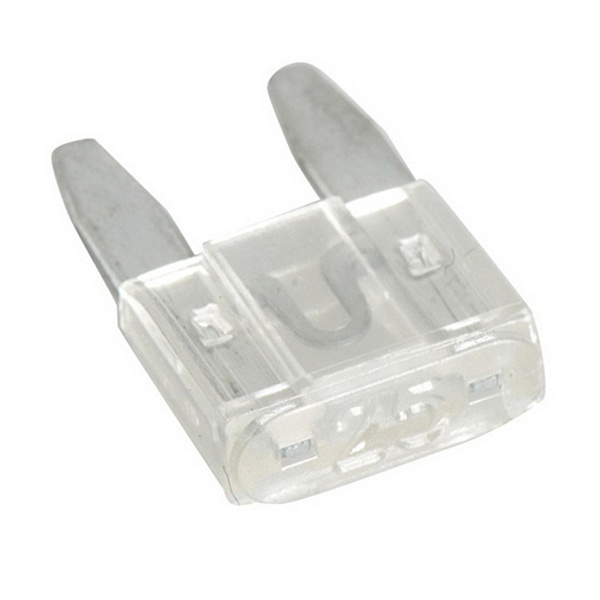 CAR FUSE SML 25AMP CLE 5PC