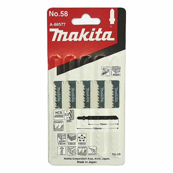 MAKITA JIGSAW BLADES NO.58