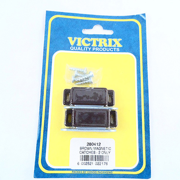 MAGNETIC CATCH BR/WHI 10PC