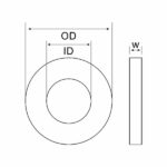 NYLOC M/F DIN 12 X 1.5