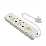 M/PLUG 2X15A 3X5A 2XUSB