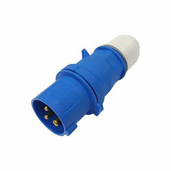 PLUG 16 AMP 2 PH 250V 3 PIN WACO