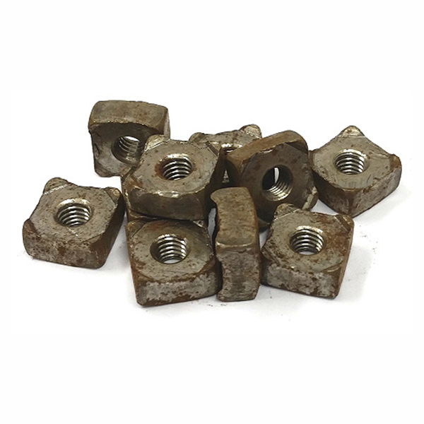 WELD NUT BLACK M6 10PC