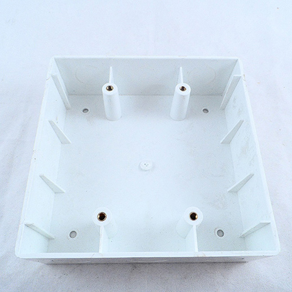 SURFACE BOX PVC 4X4 DBL EXT