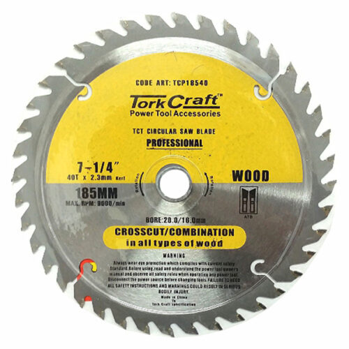 TORK CRAFT CONTR.BLADE 185X40T