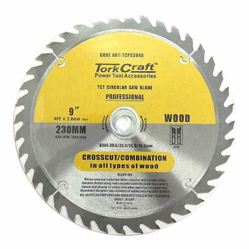 TORK CRAFT CONTR.BLADE 230X40T