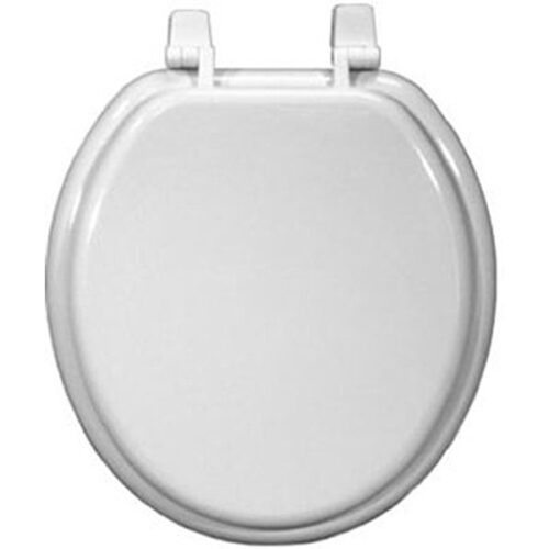 TOILET SEAT WOODEN WHITE