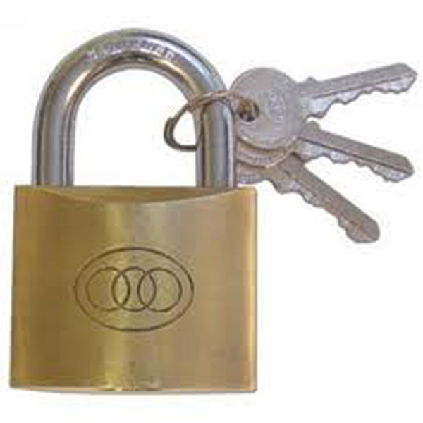 PADLOCK TRI-BRASS NO264 38MM