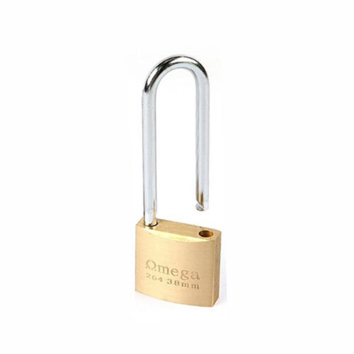 PADLOCK TRI-BRASS NO265 L/S 50MM