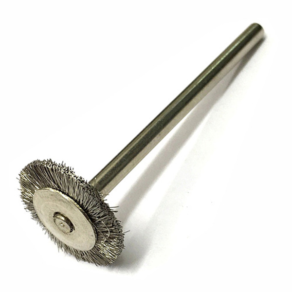 WIRE BRUSH INOX FLT 16MM MINI